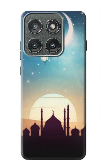 S3502 Coucher de soleil islamique Etui Coque Housse pour Motorola Edge (2025)