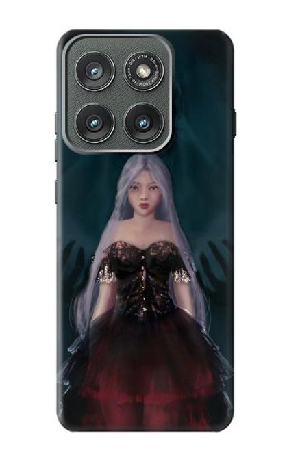 S3847 Lilith Devil Bride Gothique Fille Crâne Grim Reaper Etui Coque Housse pour Motorola Edge (2025)
