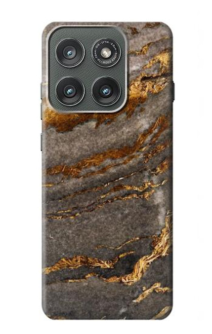 S3886 Rocher de marbre gris Etui Coque Housse pour Motorola Edge (2025)