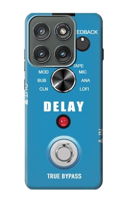 S3962 Graphique de retard analogique de guitare Etui Coque Housse pour Motorola Edge (2025)