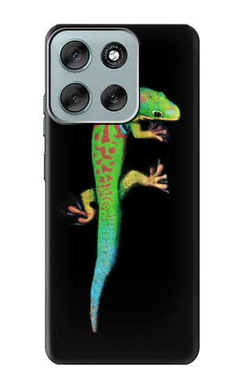 S0125 Vert Gecko Madagascan Etui Coque Housse pour Motorola Moto G56