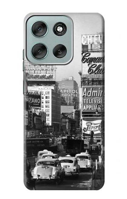 S0182 New York Vintage Etui Coque Housse pour Motorola Moto G56 S0182 New York Vintage Etui Coque Housse pour Motorola Moto G56
