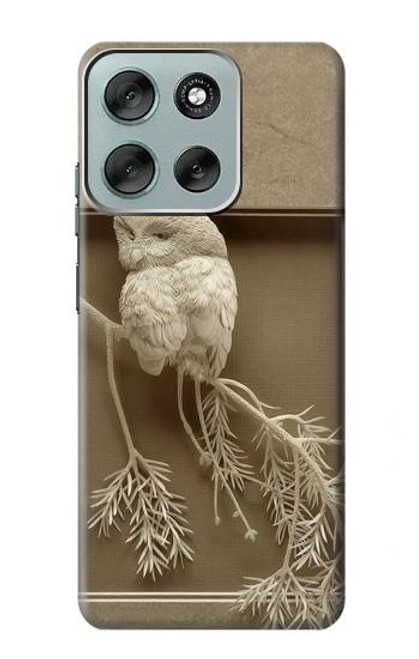 S1386 Sculpture papier Chouette Etui Coque Housse pour Motorola Moto G56 S1386 Sculpture papier Chouette Etui Coque Housse pour Motorola Moto G56