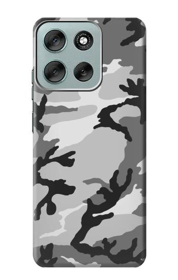 S1721 Neige Camouflage Imprimé graphique Etui Coque Housse pour Motorola Moto G56