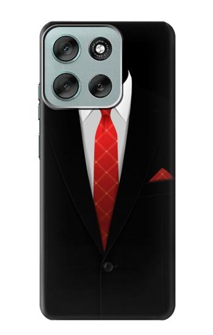 S1805 Costume Noir Etui Coque Housse pour Motorola Moto G56 S1805 Costume Noir Etui Coque Housse pour Motorola Moto G56