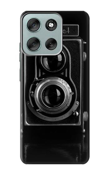 S1979 Caméra millésimé Etui Coque Housse pour Motorola Moto G56