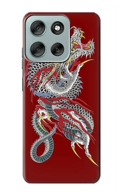 S2104 Yakuza dragon Tatouage Etui Coque Housse pour Motorola Moto G56