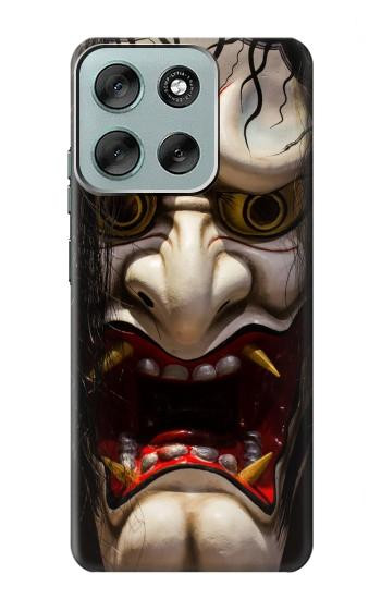 S2112 Hannya Démon Masque Etui Coque Housse pour Motorola Moto G56