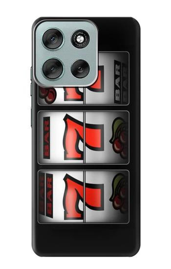 S2406 Machine à sous de Lucky 777 Etui Coque Housse pour Motorola Moto G56