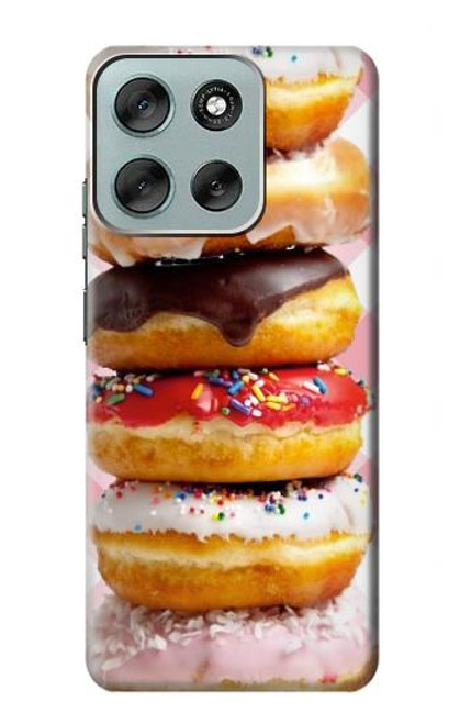 S2431 Fantaisie douce Donuts Etui Coque Housse pour Motorola Moto G56