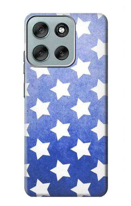 S2481 Motif étoile Etui Coque Housse pour Motorola Moto G56