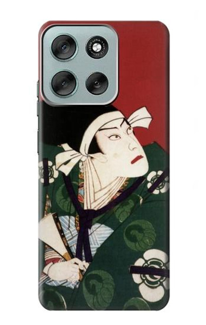 S2498 Japon Art toyohara kunichika Etui Coque Housse pour Motorola Moto G56