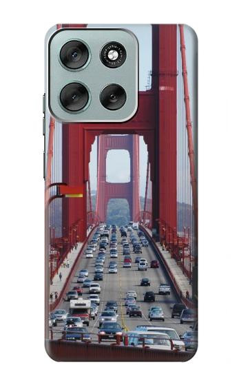 S2637 le pont du Golden Gate Etui Coque Housse pour Motorola Moto G56