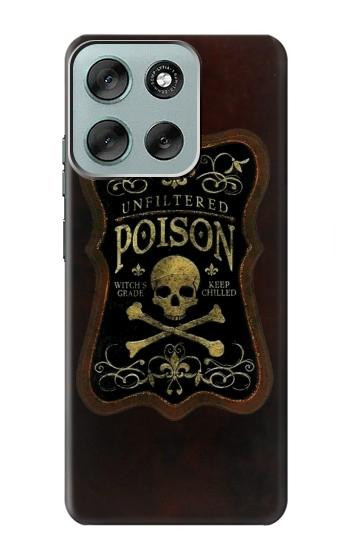 S2649 Poison sans filtre Bouteille en verre Millésime Etui Coque Housse pour Motorola Moto G56