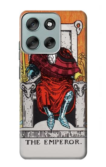 S2808 Carte Tarot L'Empereur Etui Coque Housse pour Motorola Moto G56