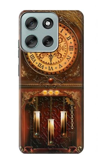 S3174 Horloge Grand-père Etui Coque Housse pour Motorola Moto G56