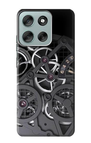 S3176 A l'intérieur Montre Noir Etui Coque Housse pour Motorola Moto G56