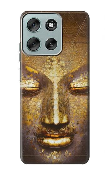 S3189 Magique Yantra Bouddha Visage Etui Coque Housse pour Motorola Moto G56