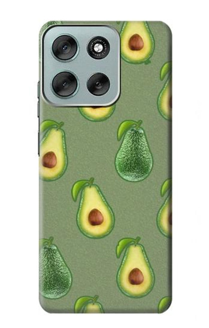 S3285 Motif d'avocat Etui Coque Housse pour Motorola Moto G56