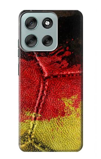 S3303 Allemagne Drapeau graphique Football Millésime Etui Coque Housse pour Motorola Moto G56
