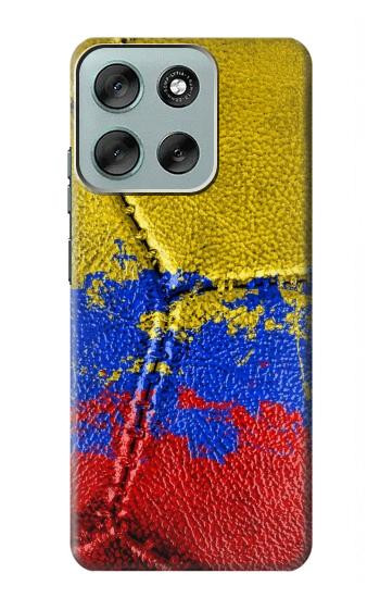 S3306 Colombie Drapeau de football graphique Millésime Etui Coque Housse pour Motorola Moto G56