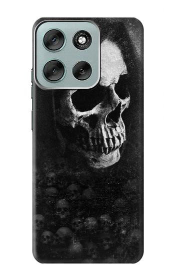 S3333 Crâne mort Faucheuse Etui Coque Housse pour Motorola Moto G56