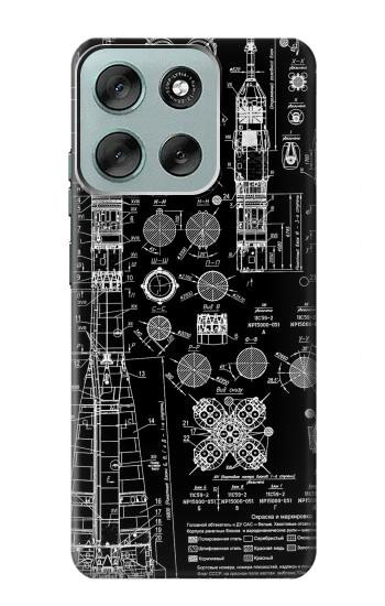 S3436 Apollo Bleu Imprimer Etui Coque Housse pour Motorola Moto G56