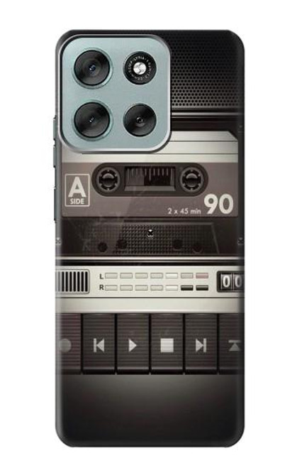 S3501 Lecteur cassette millésimé Etui Coque Housse pour Motorola Moto G56 S3501 Lecteur cassette millésimé Etui Coque Housse pour Motorola Moto G56