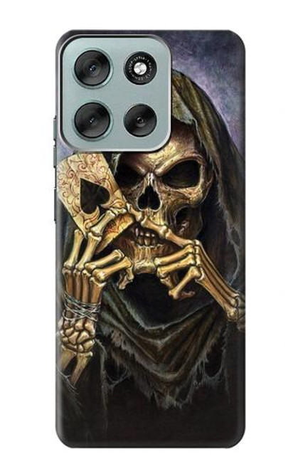 S3594 Poker remporte faucheuse Etui Coque Housse pour Motorola Moto G56 S3594 Poker remporte faucheuse Etui Coque Housse pour Motorola Moto G56