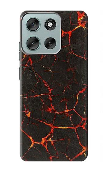S3696 Magma de lave Etui Coque Housse pour Motorola Moto G56