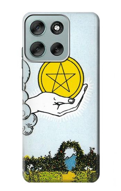 S3722 Carte de tarot Pièces de l'As des Pentacles Etui Coque Housse pour Motorola Moto G56 S3722 Carte de tarot Pièces de l'As des Pentacles Etui Coque Housse pour Motorola Moto G56