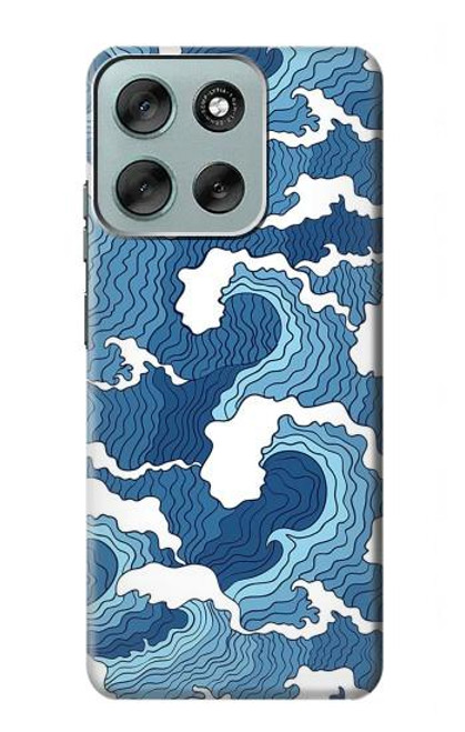 S3751 Modèle de vague Etui Coque Housse pour Motorola Moto G56 S3751 Modèle de vague Etui Coque Housse pour Motorola Moto G56