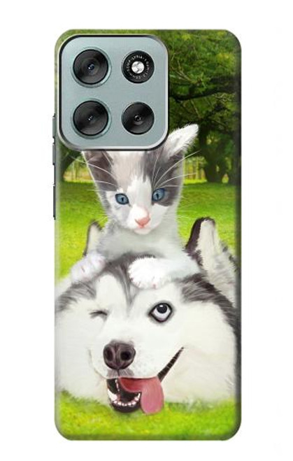 S3795 Peinture Husky Sibérien Ludique Chaton Grincheux Etui Coque Housse pour Motorola Moto G56 S3795 Peinture Husky Sibérien Ludique Chaton Grincheux Etui Coque Housse pour Motorola Moto G56
