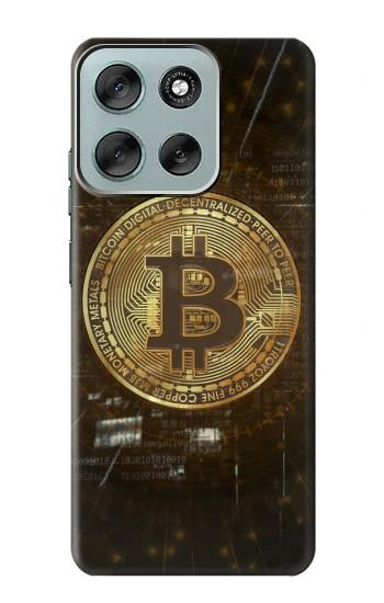 S3798 Crypto-monnaie Bitcoin Etui Coque Housse pour Motorola Moto G56