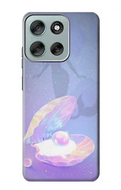 S3823 Beauté Perle Sirène Etui Coque Housse pour Motorola Moto G56 S3823 Beauté Perle Sirène Etui Coque Housse pour Motorola Moto G56