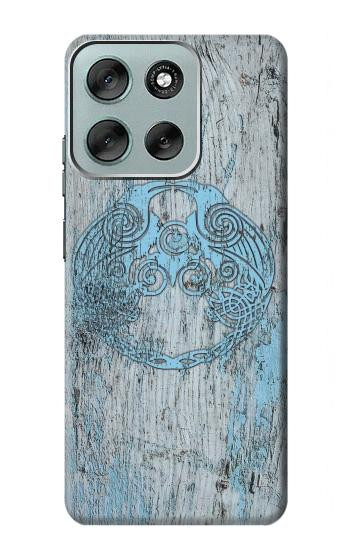 S3829 Huginn et Muninn Twin Ravens Norse Etui Coque Housse pour Motorola Moto G56