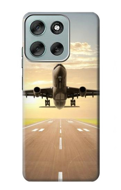 S3837 Avion Décollage Sunrise Etui Coque Housse pour Motorola Moto G56 S3837 Avion Décollage Sunrise Etui Coque Housse pour Motorola Moto G56