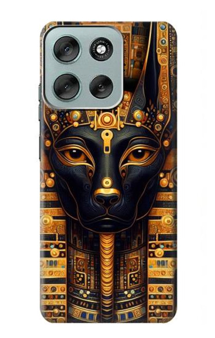 S3992 Anubis noir et or Etui Coque Housse pour Motorola Moto G56