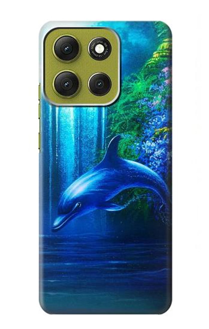 S0385 Dauphin Etui Coque Housse pour Motorola Moto G86 S0385 Dauphin Etui Coque Housse pour Motorola Moto G86