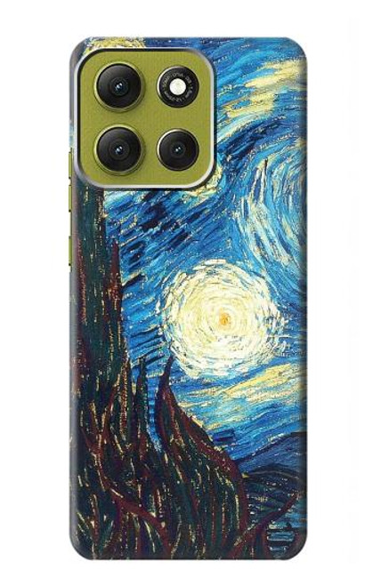 S0582 Van Gogh Starry Nights Etui Coque Housse pour Motorola Moto G86 S0582 Van Gogh Starry Nights Etui Coque Housse pour Motorola Moto G86