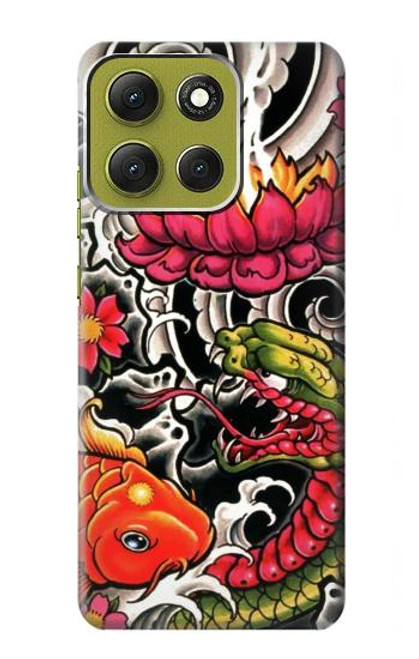 S0605 Yakuza tatouage Etui Coque Housse pour Motorola Moto G86 S0605 Yakuza tatouage Etui Coque Housse pour Motorola Moto G86