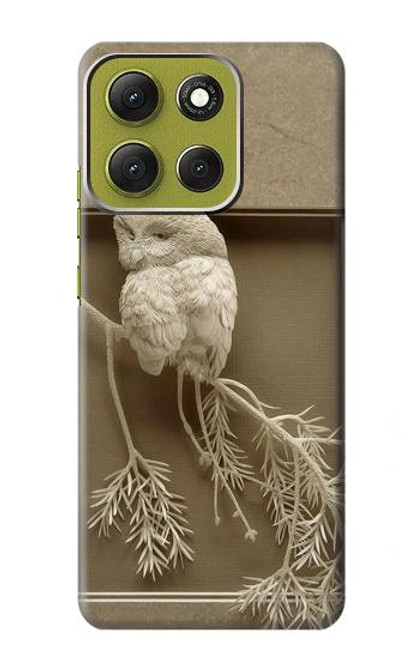 S1386 Sculpture papier Chouette Etui Coque Housse pour Motorola Moto G86 S1386 Sculpture papier Chouette Etui Coque Housse pour Motorola Moto G86