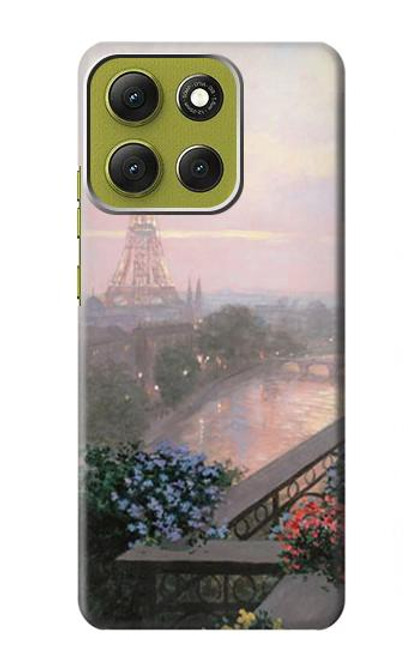 S1443 Terrasse à Paris Eifel Etui Coque Housse pour Motorola Moto G86 S1443 Terrasse à Paris Eifel Etui Coque Housse pour Motorola Moto G86