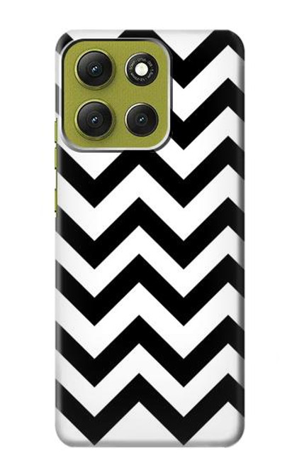 S1613 Chevron Zigzag Etui Coque Housse pour Motorola Moto G86