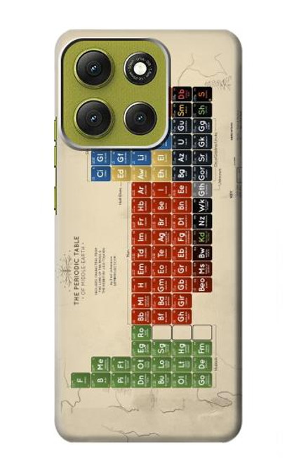 S1695 Le tableau périodique de la Terre du Milieu Etui Coque Housse pour Motorola Moto G86 S1695 Le tableau périodique de la Terre du Milieu Etui Coque Housse pour Motorola Moto G86