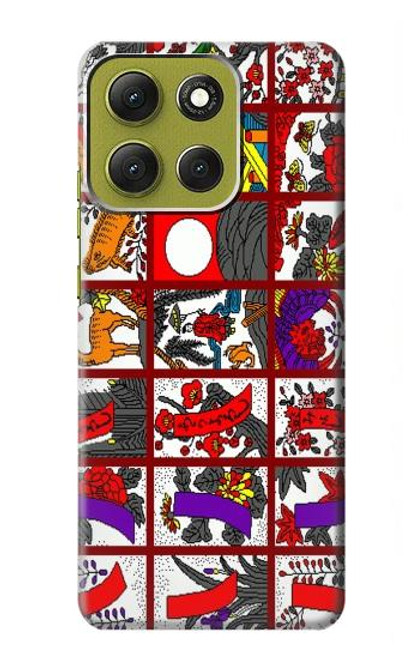 S1923 Hanafuda japonaise Carte de fleur Etui Coque Housse pour Motorola Moto G86 S1923 Hanafuda japonaise Carte de fleur Etui Coque Housse pour Motorola Moto G86