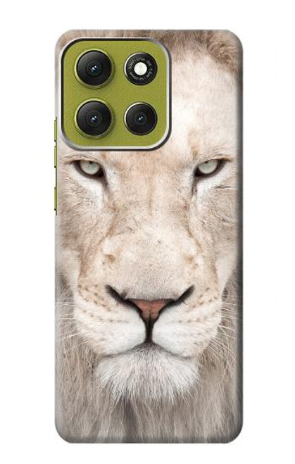 S2399 Lion Visage Etui Coque Housse pour Motorola Moto G86