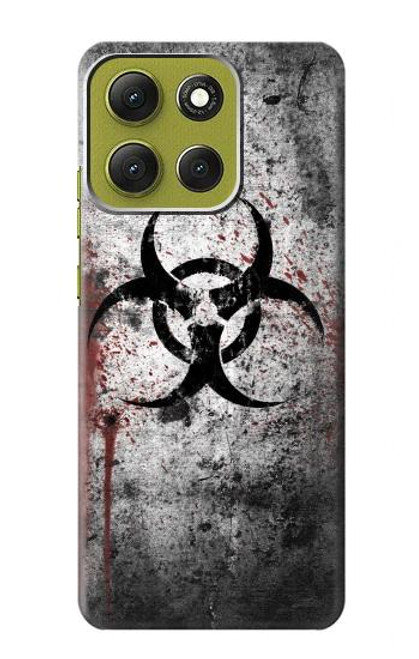 S2440 Risque biologique biorisques Etui Coque Housse pour Motorola Moto G86