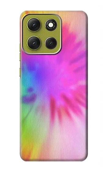 S2488 Tie Dye Couleur Etui Coque Housse pour Motorola Moto G86