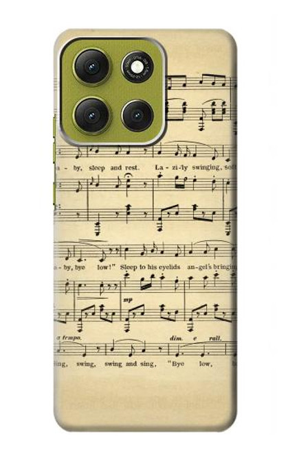 S2504 Millésimé Partitions Etui Coque Housse pour Motorola Moto G86 S2504 Millésimé Partitions Etui Coque Housse pour Motorola Moto G86